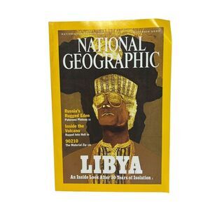 National Geographic Magazine November 2000 Libya Russia Volcano 90210‎